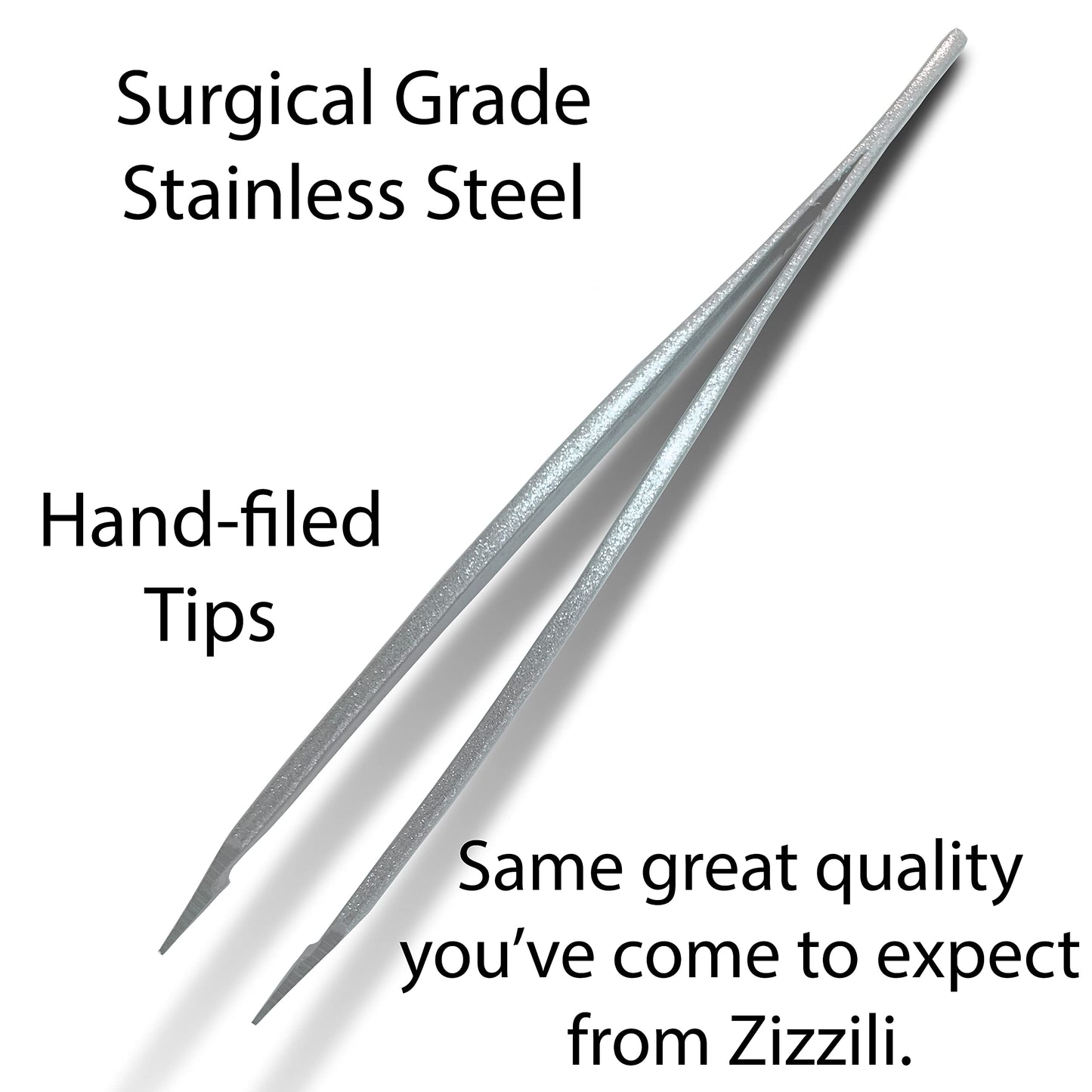 Zizzili Basics Mini Slant Tweezers - Best Tweezers for Eyebrow and Facial Hair Removal Beauty & Personal Care Zizzili Basics