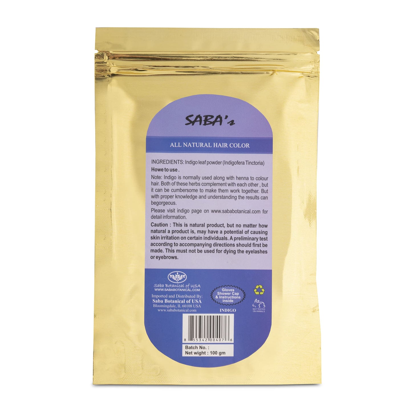 Indigo Powder for Hair Premium Quality 100 Grams Beauty & Personal Care Lustrous Henna