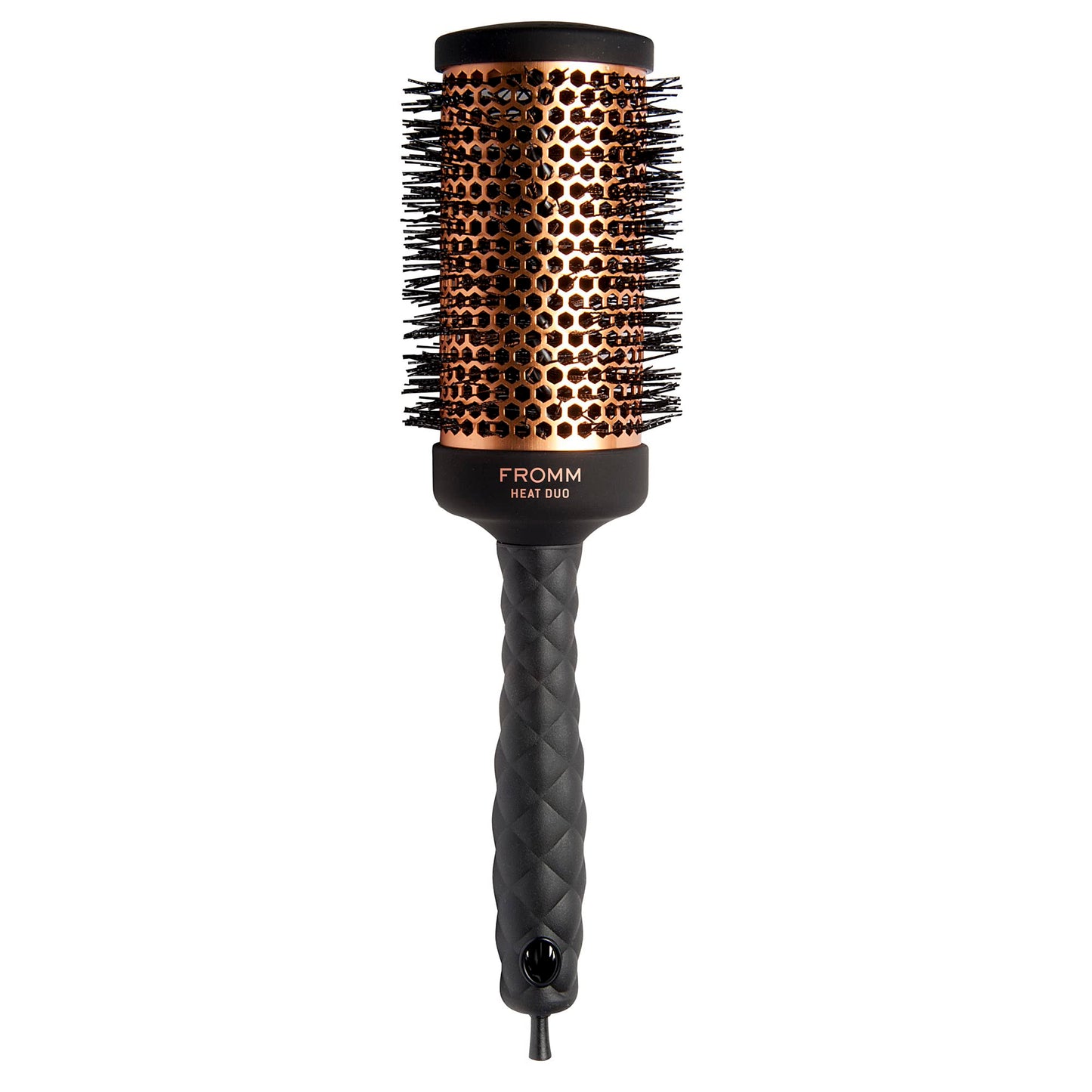 Fromm Heat Duo Copper x Ceramic 2" Round Brush for Expert Blowouts and Faster Hair Drying, Roller Hairbrush for Anti-static Styling, Smoothing Beauty & Personal Care Fromm
