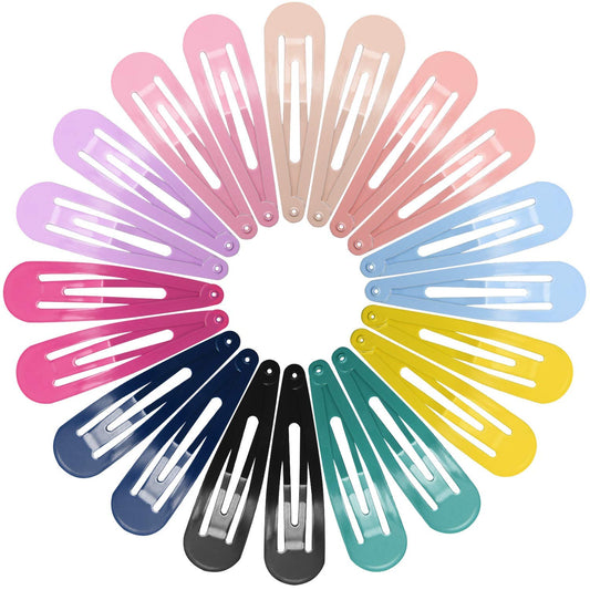 Snap Hair Clips for Women Girls, Funtopia 40 Pcs 7cm / 2.8 Inch Long No Slip Metal Hair Clips, Large Snap Hair Barrettes Hairpins for Thick Hair Beauty & Personal Care Funtopia