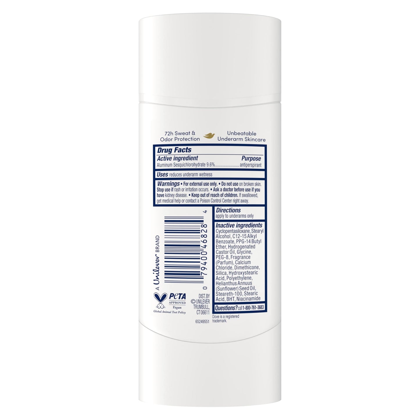Dove Antiperspirant Deodorant Stick Apple Blossom & Mango Butter For Uneven Skin Tone 48-hour Odor and Sweat Protection 2.6 oz Beauty and Personal Care Dove