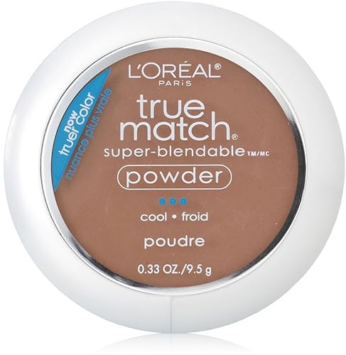L'Oreal Paris True Match Super-Blendable Powder, Cool, Cocoa C8 - 0.33 oz Beauty & Personal Care L'Oreal Paris