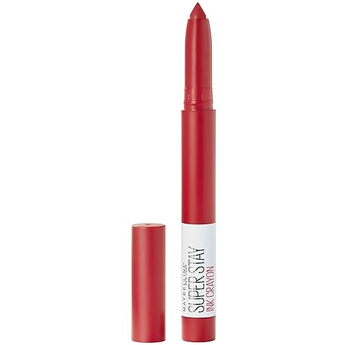 Maybelline Super Stay Ink Crayon Lipstick Makeup, Precision Tip Matte Lip Crayon with Built-in Sharpener, Longwear Up To 8Hrs, Hustle In Heels, Apple Beauty & Personal Care MAYBELLINE