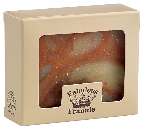 Fabulous Frannie Bay Rum Natural Herbal Soap with Bay Rum, Cinnamon Leaf and Sweet Orange Pure Essential Oils 4oz Bar Beauty & Personal Care Fabulous Frannie