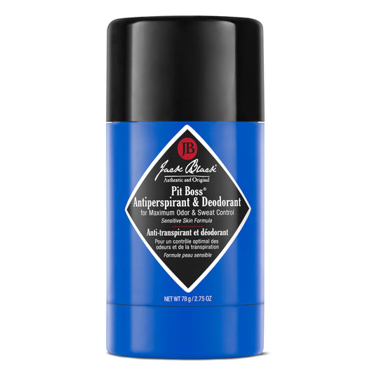 Jack Black Pit Boss Original Antiperspirant & Deodorant Men - 2.75 oz - Citrus, Mint & Oakmoss - Mens Deodorant for Sensitive Skin Beauty and Personal Care Jack Black