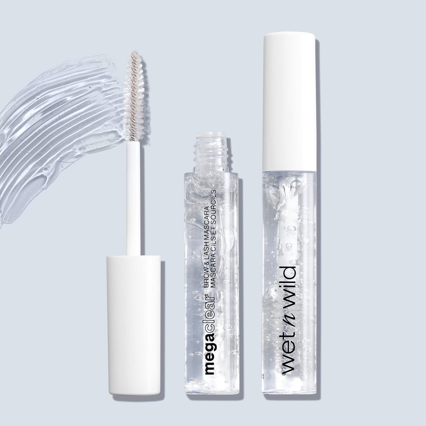 wet n wild Mega Clear Brow & Lash Mascara - Sculpts Brows, Defines Lashes, Conditioning with Soy Protein & ProVitamin B5, Primer & Top Coat Beauty & Personal Care wet n wild