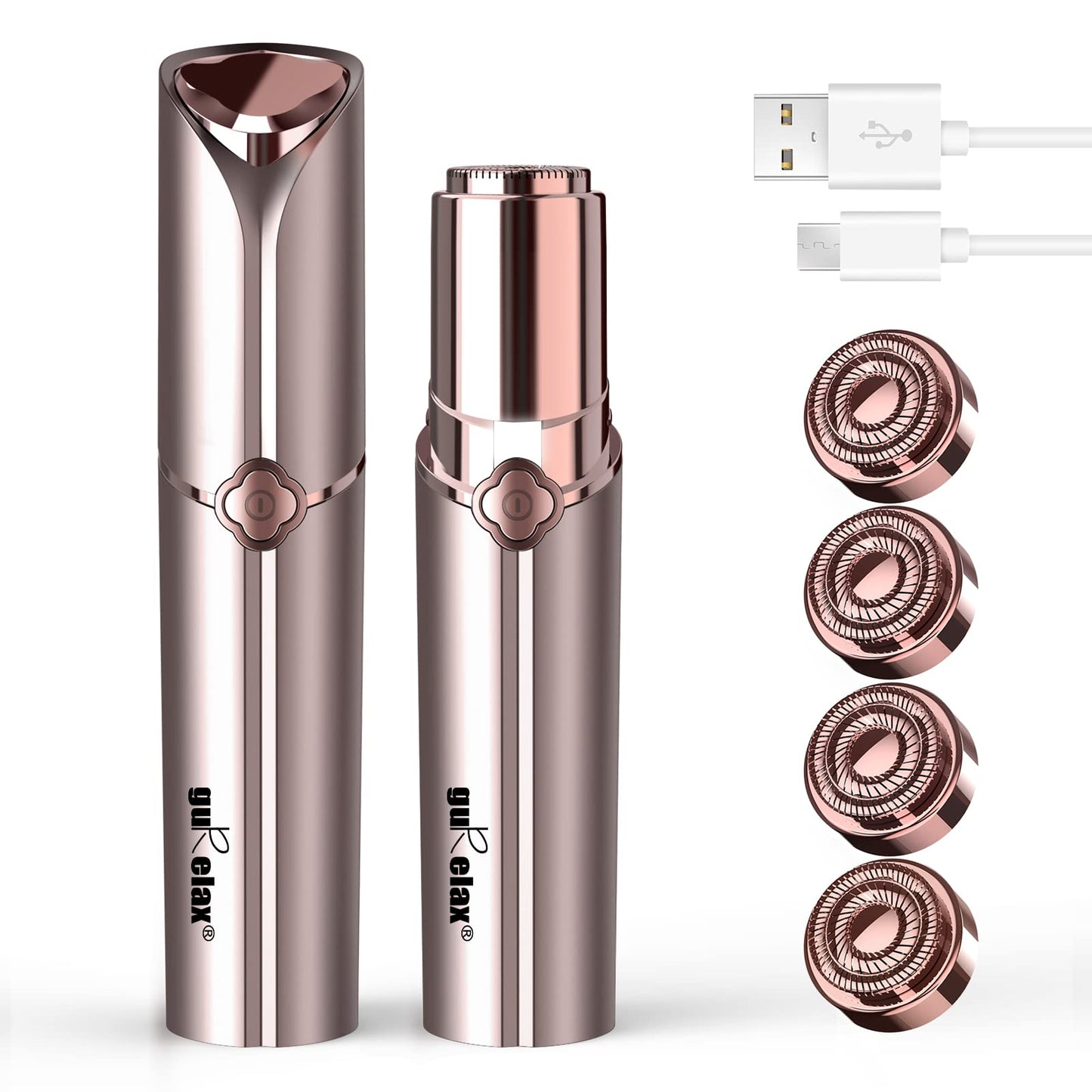 Hair Removal Device, Facial Hair Removal for Women- Gurelax Womens Hair Remover Painless Face Hair Removal/Shavers for Chin Upper Lip Peach Beauty and Personal Care gurelax Default Title