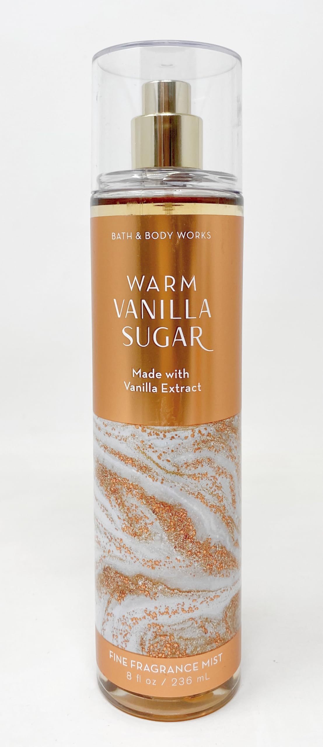 Bath & Body Works Warm Vanilla Sugar Gold Woven Basket 4 Piece Gift Set - Fine Fragrance Mist, Body Lotion, Shower Gel and Body Cream with a Himalayan Beauty and Personal Care Bath & Body Works