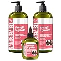 Hair Chemist Strength & Growth Batana Oil Shampoom Conditioner Set 33.8 oz. & Hair Oil 7.1 oz. (3-PC Set) - Batana Shampoo and Conditioner for Hair Beauty & Personal Care Hair Chemist