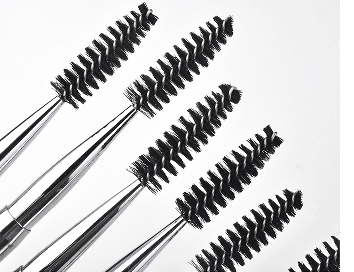 JOSALINAS 2PCS Mascara Brushes Eyebrow Eyelash Brushes Mascara Wands Applicators Eye Brushes Portable Cosmetic Brushes with Cap Spoolies Brushes Beauty & Personal Care JOSALINAS