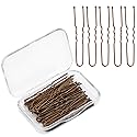 AIEX 200 Pieces U-Shaped Hairpins Kit Hair Clips Hairpins Hair Clips for Women Girls and Hair Salon (Bronze) Beauty & Personal Care AIEX