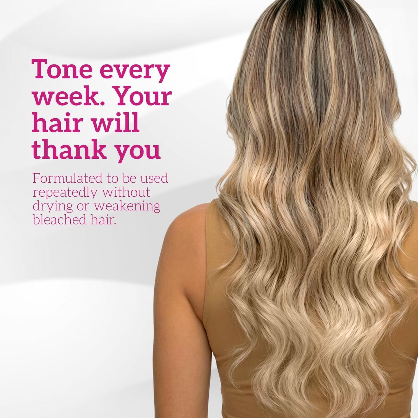 Robson Peluquero Pink Toning Kit | Hair Toner Gloss + Shampoo | Creates Champagne & Neutral Blonde for Brassy, Bleached & Highlighted Hair, Hydrates Beauty & Personal Care Robson Peluquero