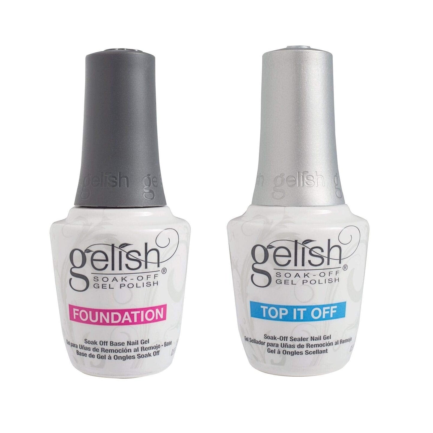 Gelish Dynamic Duo Soak Off Gel Nail Polish - Foundation Base and Top Sealer Beauty & Personal Care Gelish