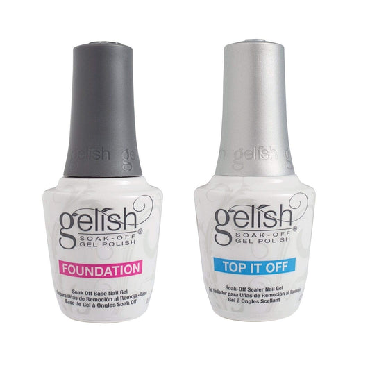 Gelish Dynamic Duo Soak Off Gel Nail Polish - Foundation Base and Top Sealer Beauty & Personal Care Gelish