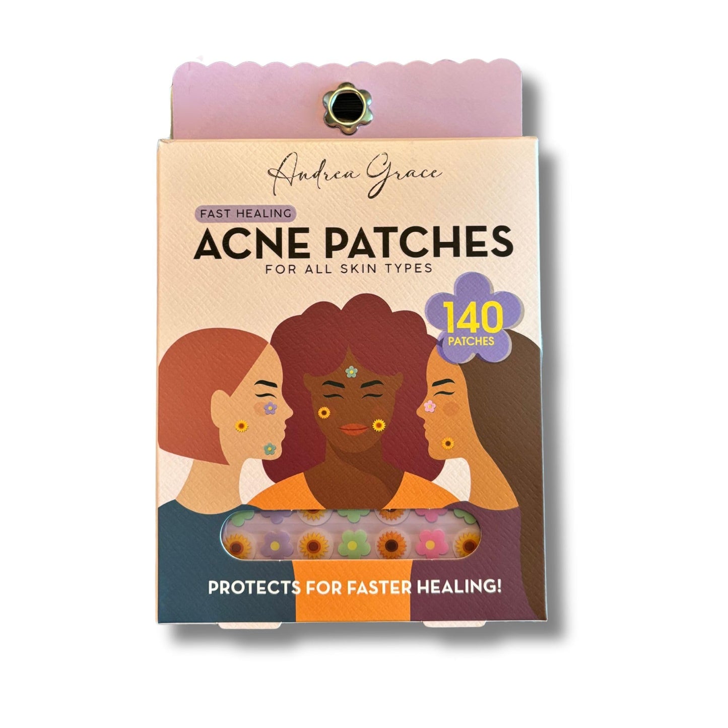 Andrea Grace Pimple Patches Cute Acne Patches for Face (140 Patches) with Hydrocolloid, Tea Tree Extra & Salicylic Acid, Colorful Fun Designs - Pimple Beauty & Personal Care Andrea Grace