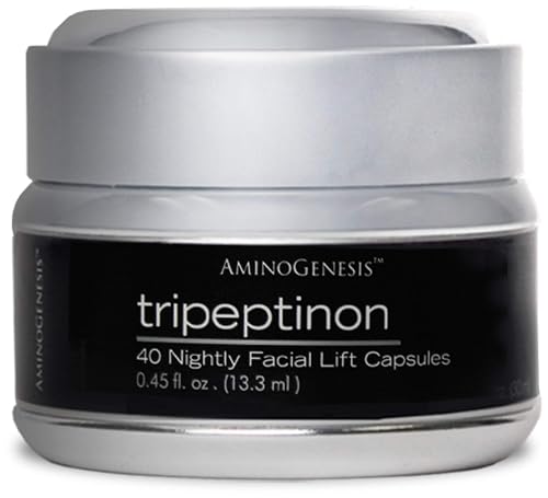 AminoGenesis Tripeptinon Cermide Age Defying, Lifting and Firming Renewal Serum for Restoring Youth, 40 Capsules Beauty & Personal Care AminoGenesis