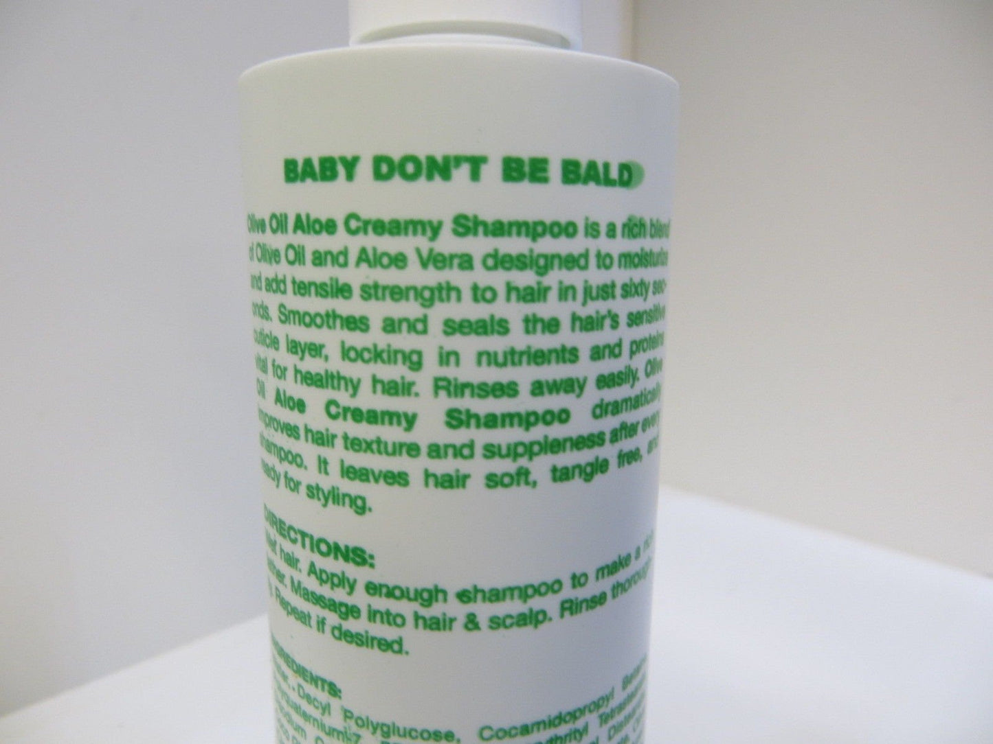 Baby Don't Be Bald Olive Oil Shampoo 8 oz. Beauty & Personal Care Baby Don't Bald