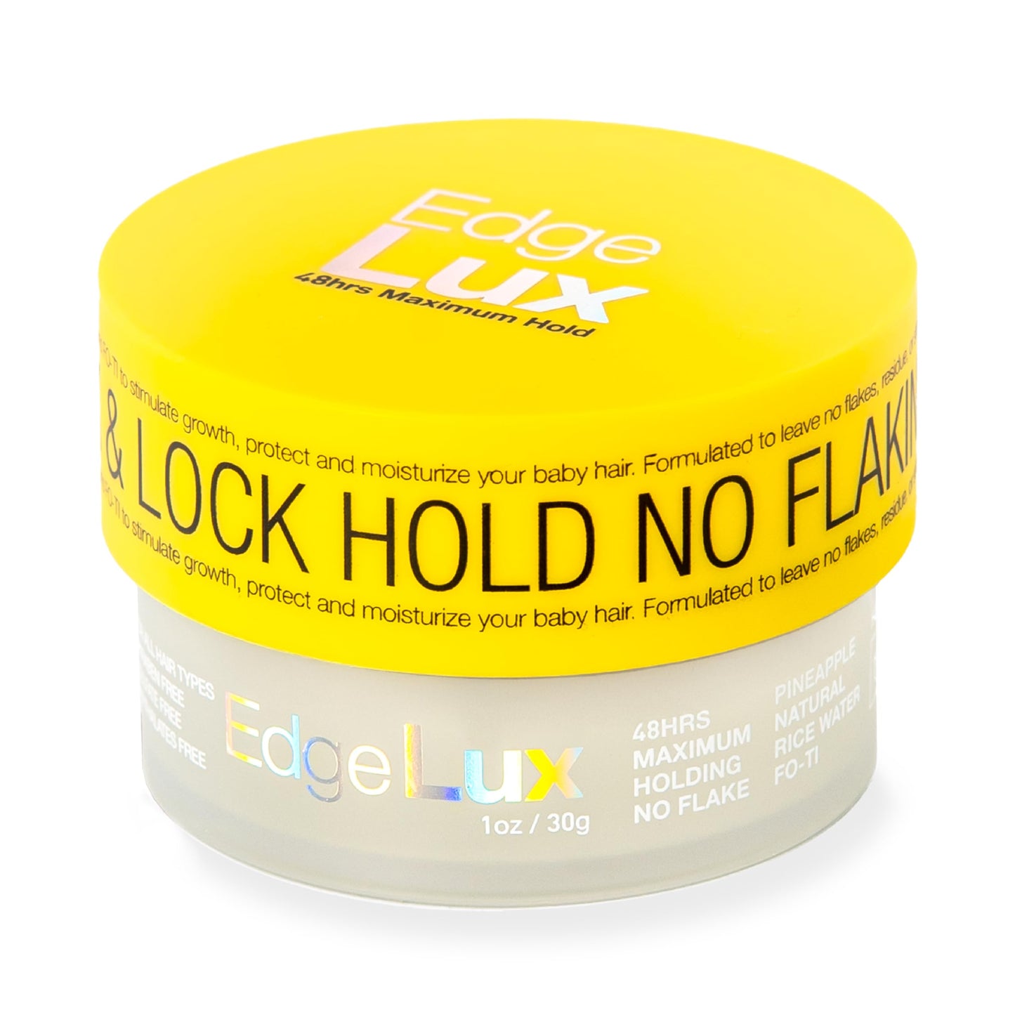 Lux Collection Edge Control Gel for 4C Hair - 48 Hour Maximum Hold Edge Control, Edge Lux with Castor Oil, Keratin & Biotin, Non-Flaking Styling Gel Beauty & Personal Care Lux Collection