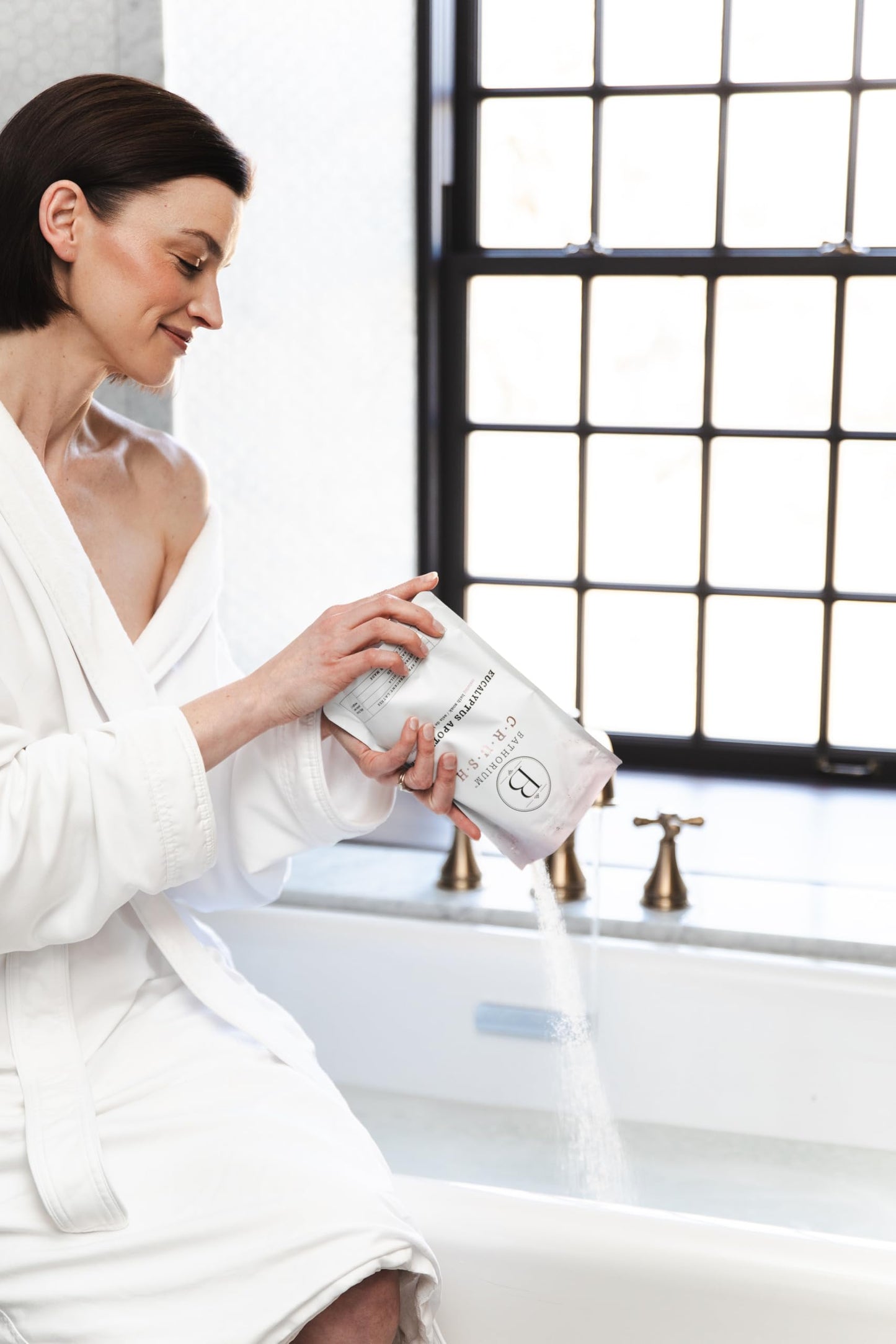 Bathorium Ancient Oat Hydration Crush, Mineral Sea Salt Bath Soak, Skin-Soothing Colloidal Oats, Light Floral Fragrance, pH-Balanced, Approximately 5 Beauty and Personal Care Bathorium