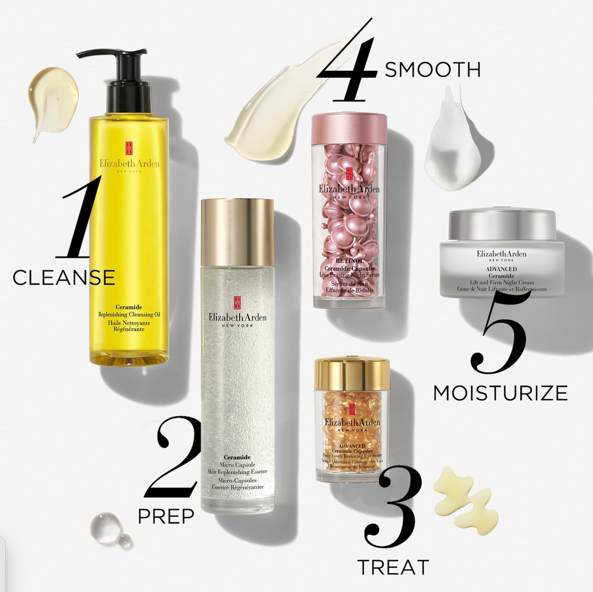 Elizabeth Arden Ceramide Replenishing Cleansing Oil, Skin Care Cleanser, 6.6 oz Beauty & Personal Care Elizabeth Arden