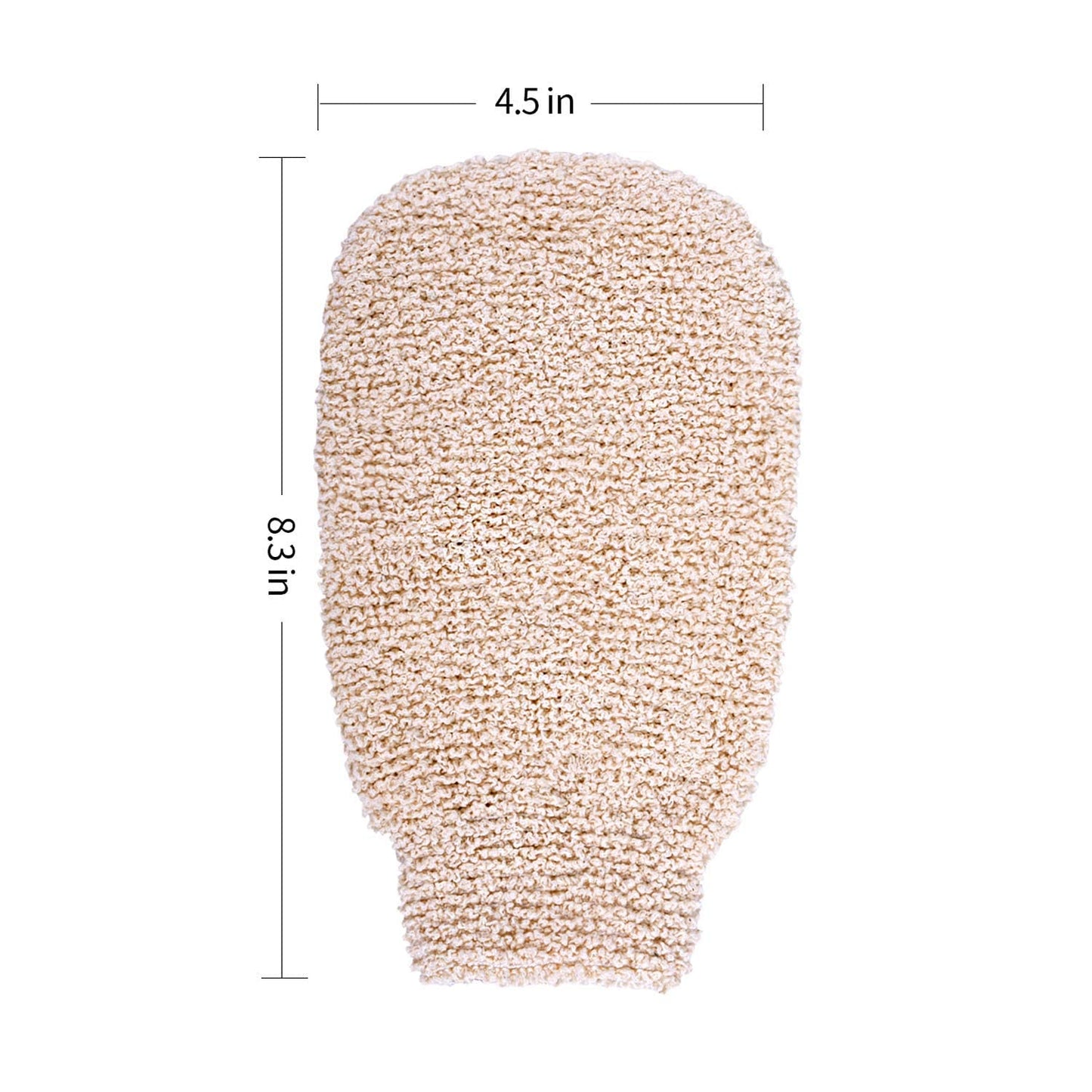 Pack of 3 Bath Shower Gloves Mitts for Exfoliating and Body Scrubber, Bamboo Fiber Bath Spa Shower Scrubber Loofah, Eco Friendly Exfoliating Tool Beauty & Personal Care JOIZPAPA