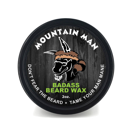Badass Beard Care Beard Wax For Men - The Mountain Man, 2 oz - Softens Beard Hair, Leaves Your Beard Looking and Feeling More Dense Beauty and Personal Care Badass Beard Care