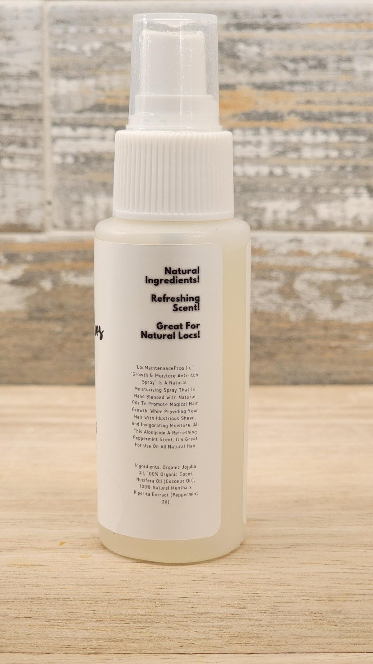 LocMaintenancePros Moisture & Hair Growth Hair Spray/Scalp Oil Bundle With Anti Itch Properties, White