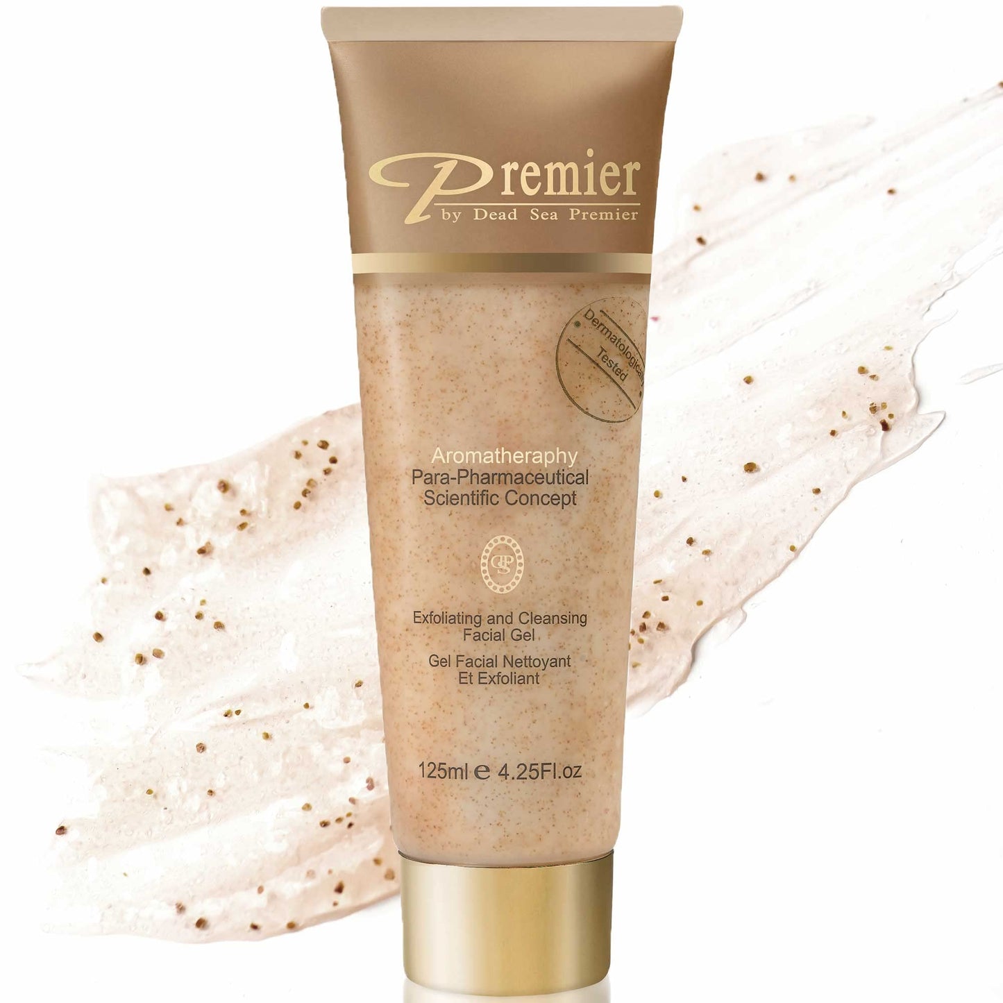 Premier Dead Sea Exfoliating Facial Gel Cleanser 4.25 oz – Micro-Grain Scrub with Dead Sea Minerals, Non-Drying, Aromatherapy & Skin Purifying Beauty & Personal Care Premier