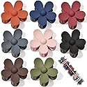 Flower Hair Claw Clips 8PCS Cute Hair Clip Big Daisy Hair Clips Strong Hold Jaw Flower Clip Barrettes Large Hair Clamps Accessories Thick Hair Beauty & Personal Care MAJOMI