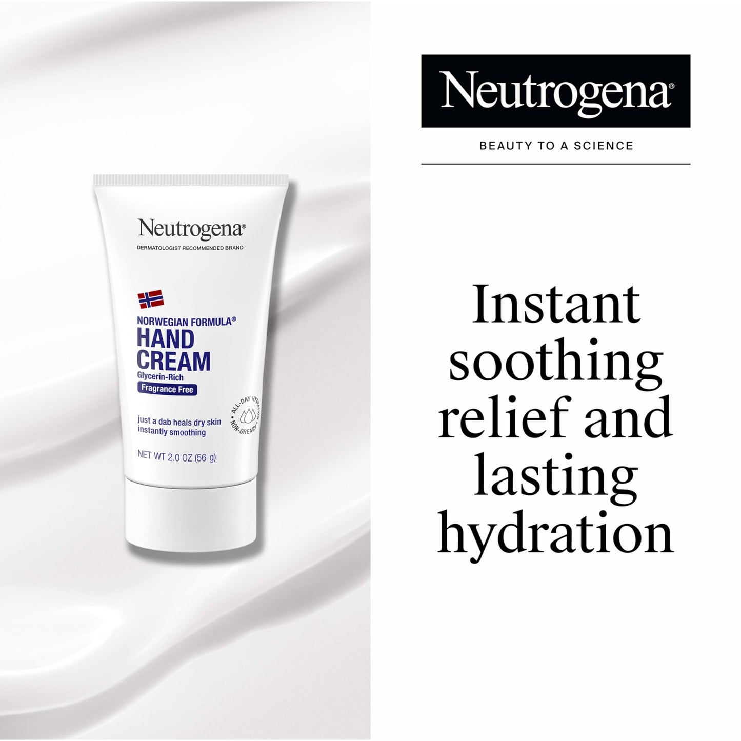 Neutrogena Norwegian Formula Moisturizing Hand Cream for Dry, Rough Hands, Fragrance-Free Glycerin Hand Lotion for Softer Skin, Concentrated Intensive Beauty & Personal Care Neutrogena