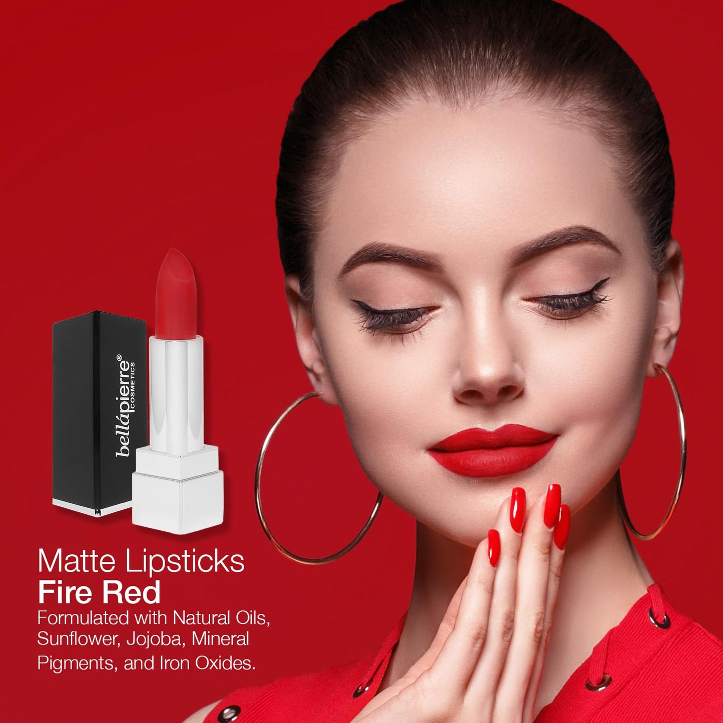 bellapierre Mineral Lipstick with 100% Natural Non-Toxic Formulation | Cruelty & Paraben Free | Long Lasting Nourishing Color & Sun Protection - Beauty & Personal Care bellapierre