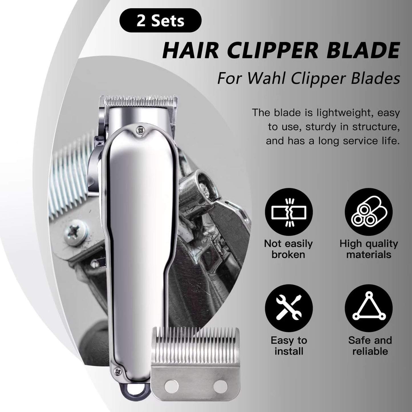 Xspeedonline Blade Replacement for Wa-hl Clipper Blades, Compatible for Wa-hl Precision Replacement Blades, 2 Hole Clipper Blade Replacement for Wa-hl Beauty and Personal Care Xspeedonline
