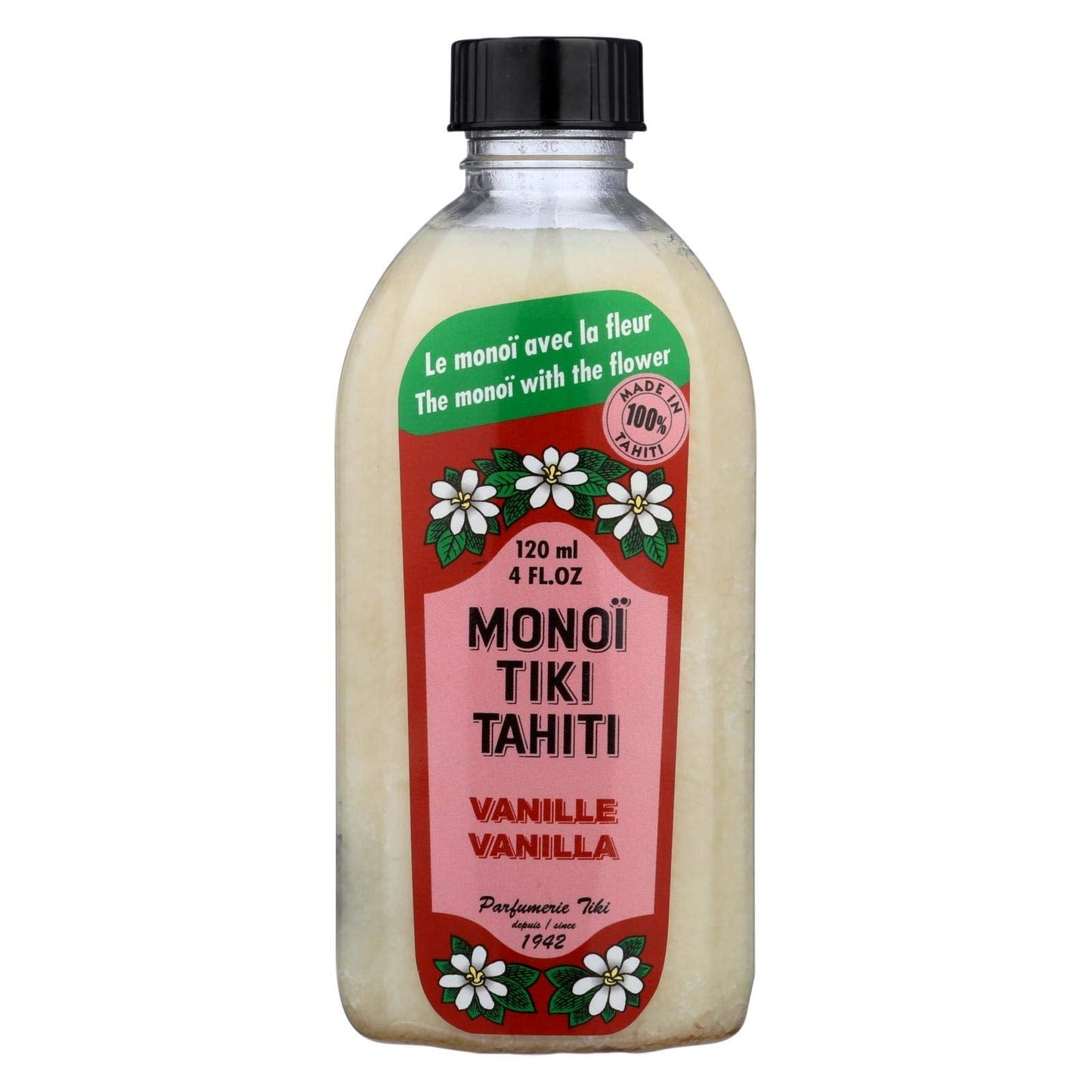Monoi Tiare Tahiti Coconut Oil Vanilla - 4 fl oz Beauty & Personal Care Tayongpo