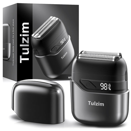 ????%?????? Tulzim Electric Foil Shaver for Men: Cordless Electric Razor for Face & Beard - 3 Floating Blades, 100-Min Runtime, USB-C Fast Charge, IPX7 Beauty and Personal Care Tulzim