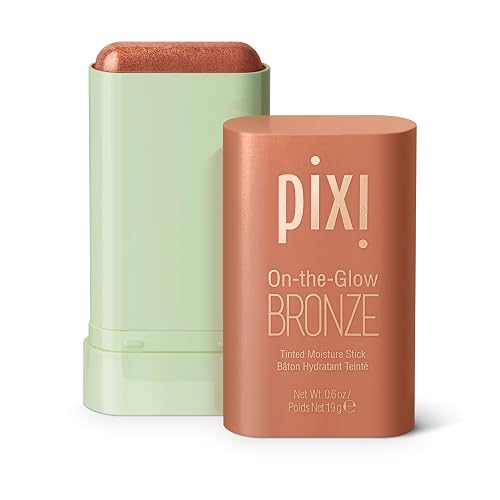 Pixi On-the-Glow Bronze - RichGlow, Hydrating Tinted Moisture Bronzer Stick with Ginseng, Aloe Vera & Fruit Extracts, For Cheeks & Lips, 19g / 0.6oz Beauty & Personal Care Pixi