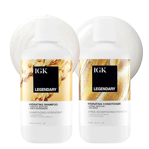 IGK LEGENDARY Dream Hair Shampoo & Conditioner Set | Hydrating Haircare Duo for Soft Shiny Healthy Looking Hair | Lightweight Feel with Bounce Beauty & Personal Care IGK