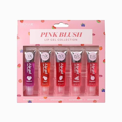 NICKA K NEW YORK Lip Gel Collection, High Shine, Non-Sticky, Lightweight Lip Gloss (MLLG06N Pink Blush) Beauty & Personal Care NICKA K NEW YORK