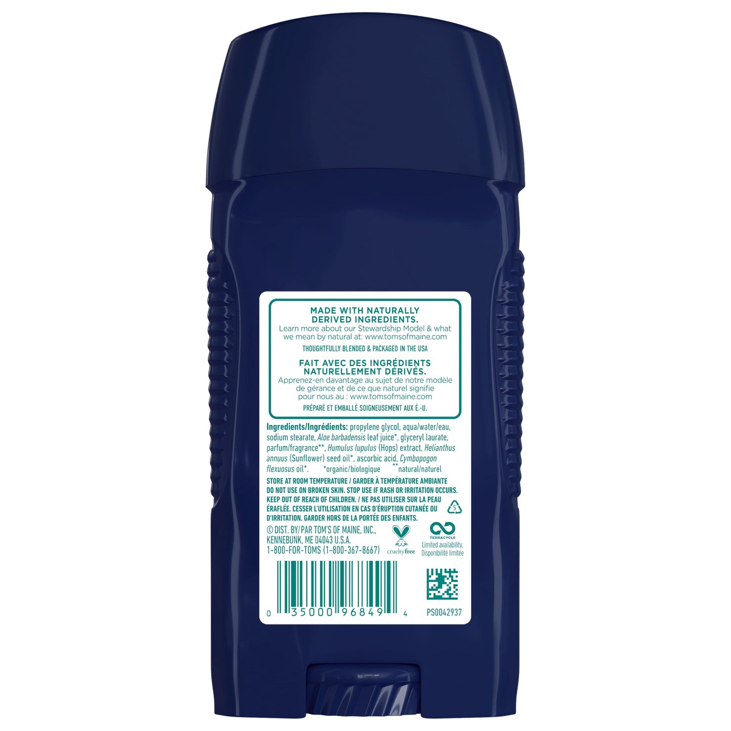 Tom's of Maine Long-Lasting Aluminum-Free Natural Deodorant for Men, North Woods, 2.8 oz. 3-Pack (Packaging May Vary) Beauty and Personal Care Tom's of Maine