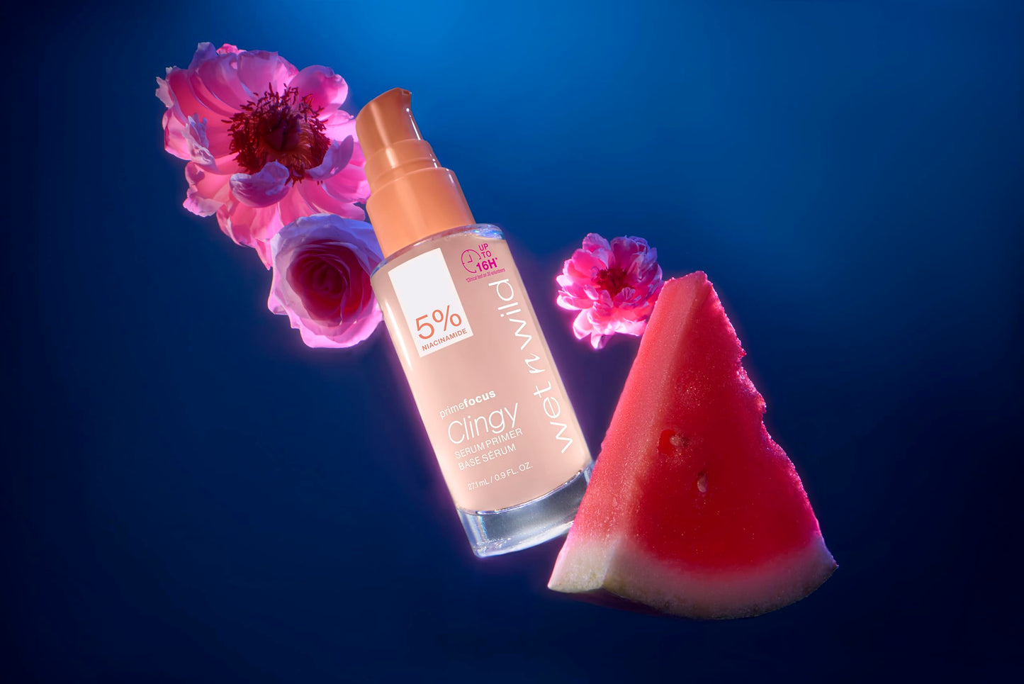 wet n wild Prime Focus Clingy Serum Primer, Hydrating & Brightening with 5% Niacinamide & 8% Glycerin, Long-Lasting 16-Hour Wear, Dewy Finish Beauty & Personal Care wet n wild