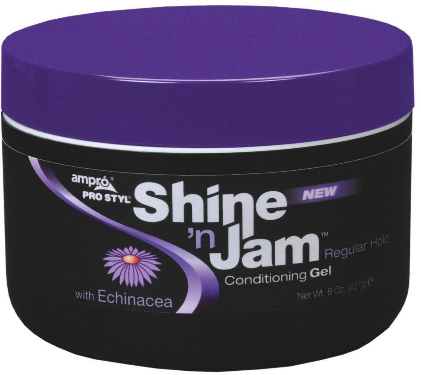 Ampro Shine 'n Jam Conditioning Gel, Regular Hold, 8 oz (Pack of 4) Beauty & Personal Care AmPro