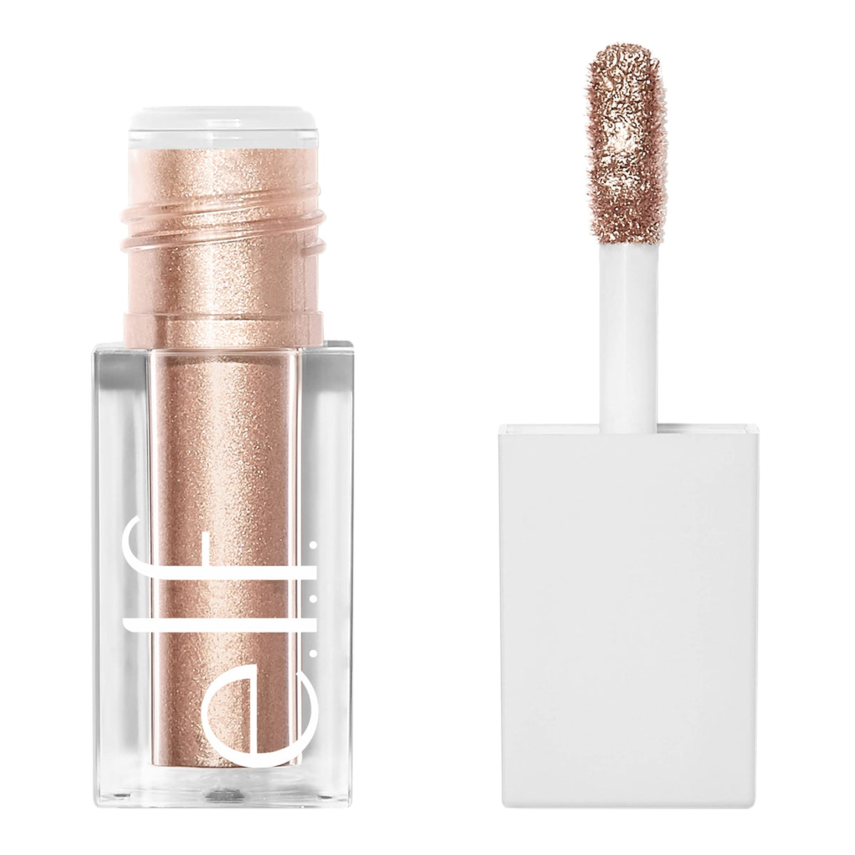 e.l.f. Liquid Metallic Eyeshadow, Gel Formula, Multi-Dimensional Finish For Bold Eye Looks, One-Swipe Coverage, Vegan & Cruelty-Free, Moon, 0.1 Fl Oz Beauty & Personal Care e.l.f.