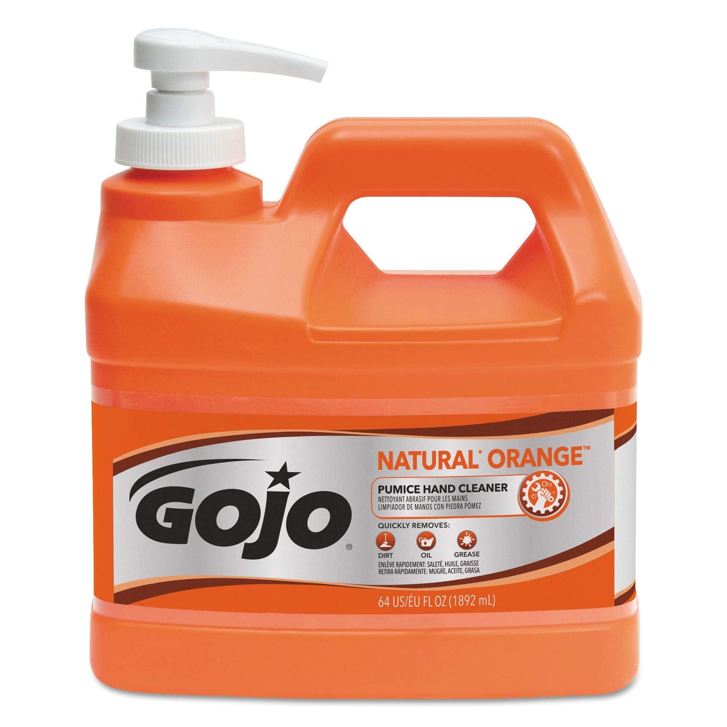 Gojo Natural Orange Scent Pumice Hand Cleaner 0.5 gal. Beauty & Personal Care GOJO