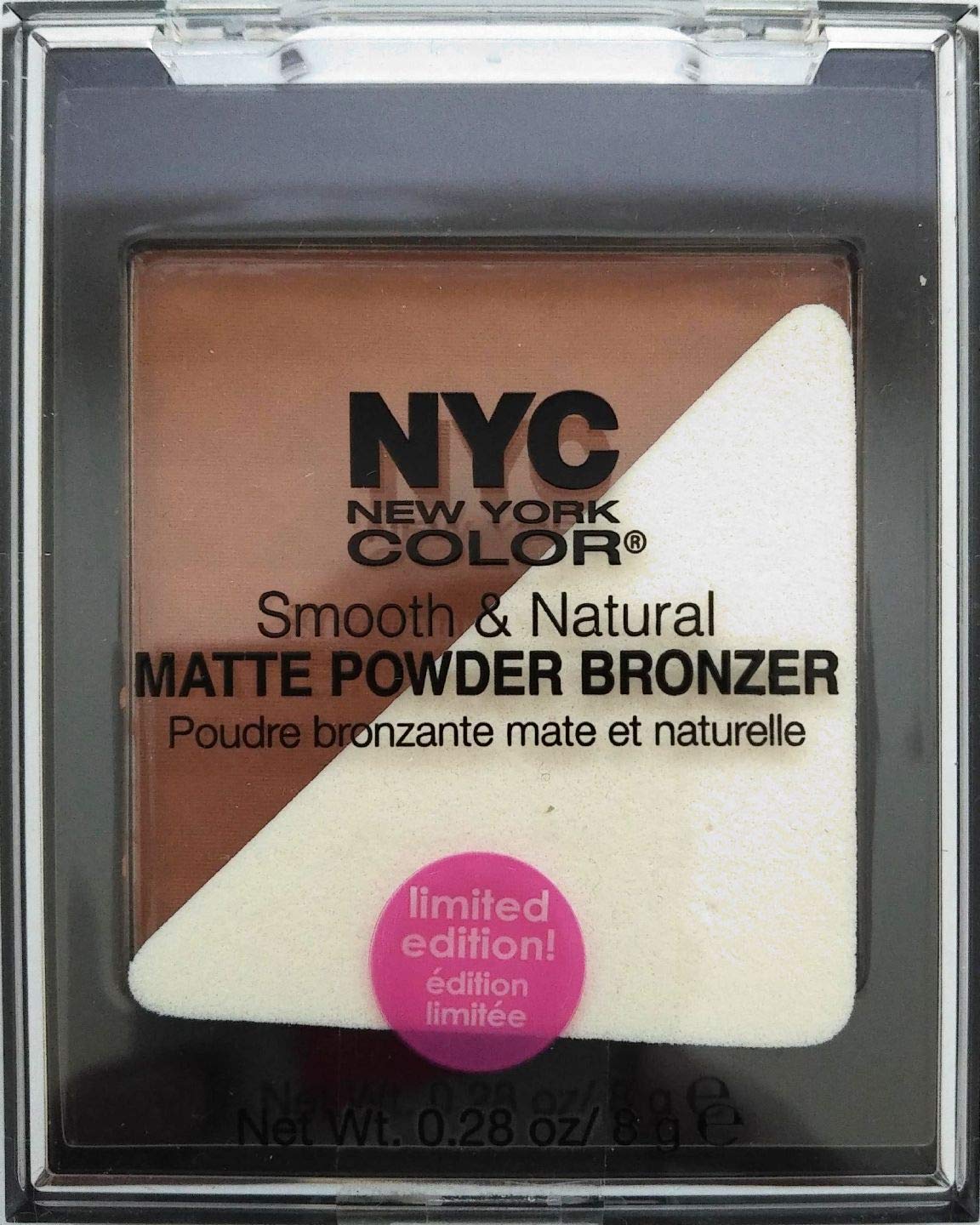 NYC New York Color Smooth & Natural Matte Powder Bronzer, .28 Oz. Sun Glow (Limited Edition) Beauty & Personal Care NYC