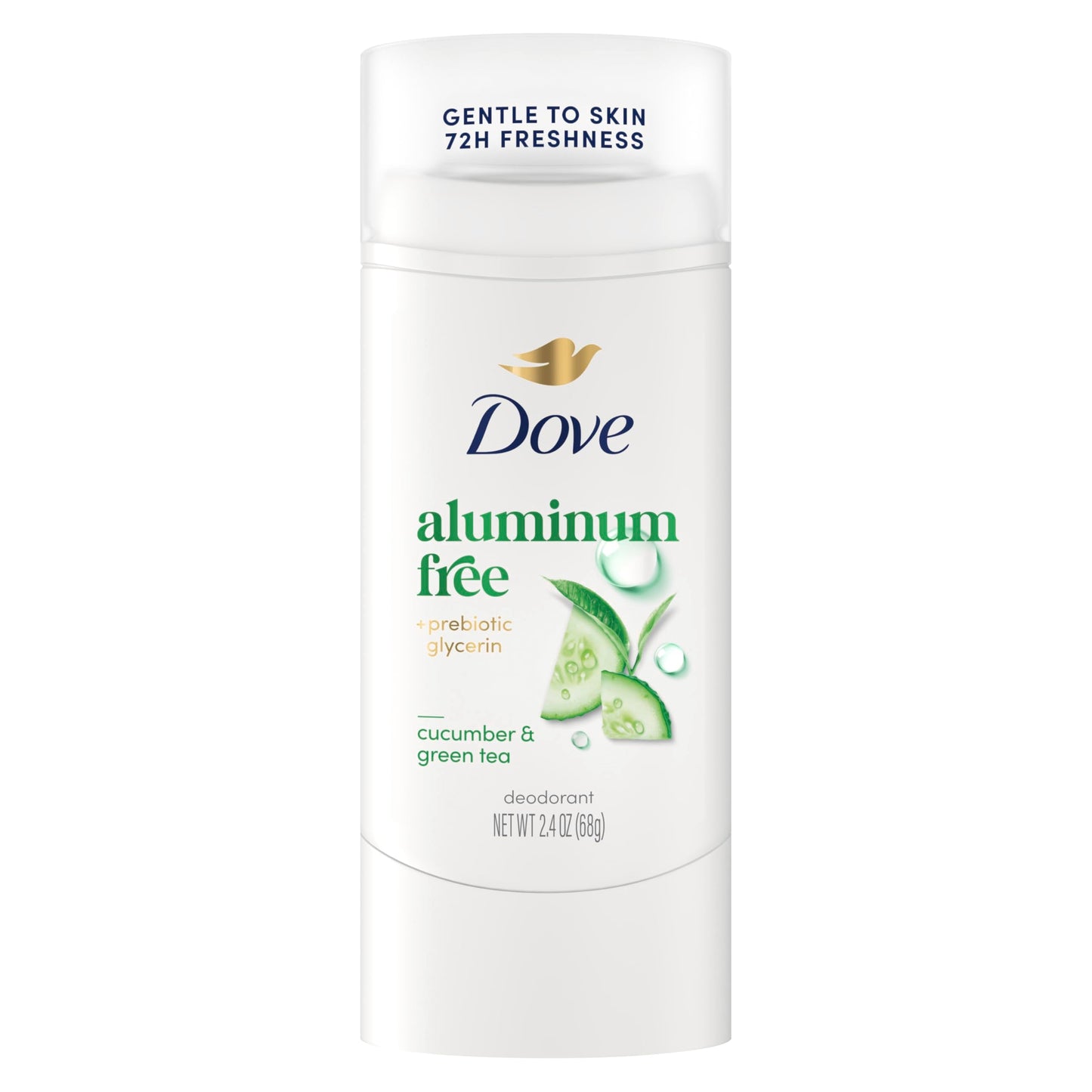 Dove Deodorant Stick for Women, Aluminum Free, 72H Odor Protection, Cucumber & Green Tea, 2.4 Oz Beauty and Personal Care Dove