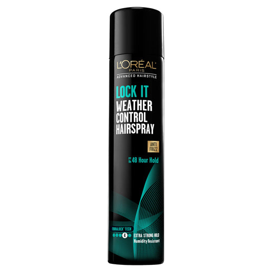 L'Oréal Paris Advanced Hairstyle LOCK IT Weather Control Hairspray, 8.25 oz. (Packaging May Vary) Beauty & Personal Care L'Oreal Paris