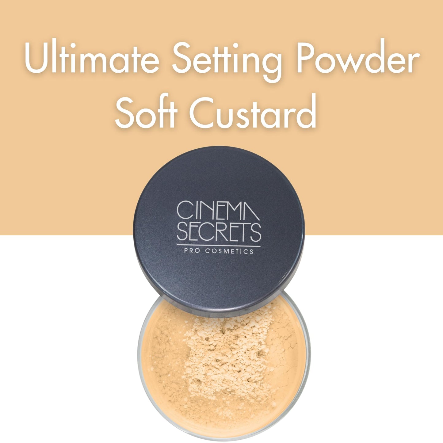 Cinema Secrets Ultralucent Setting Powder- Soft Custard. Talc-Free Loose Mineral Powder for All Skin Types, Oil Control, Shine-Free Finish Beauty & Personal Care CINEMA SECRETS