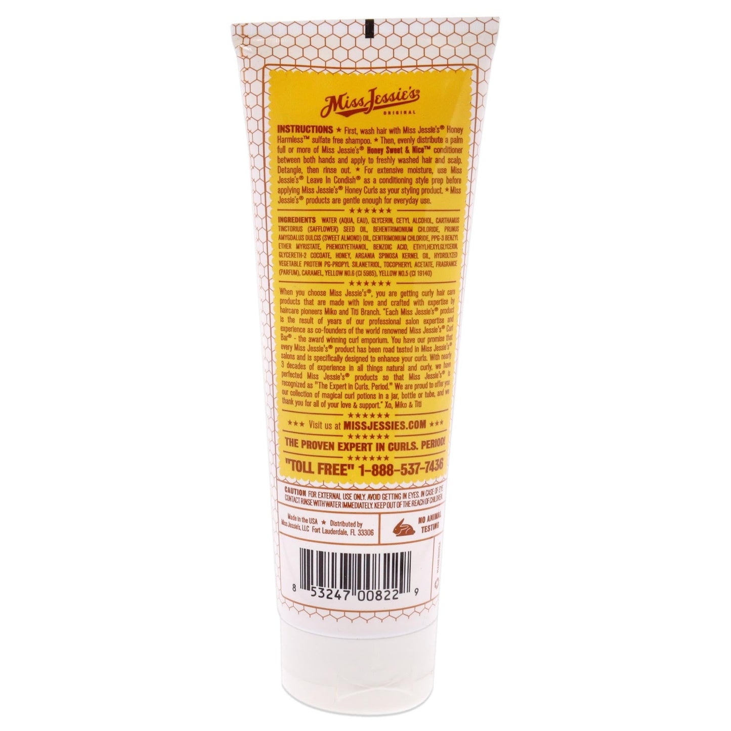 Honey Sweet and Nice by Miss Jessies for Unisex - 8.5 oz Conditioner Beauty & Personal Care Miss Jessie's