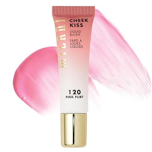 Milani Cheek Kiss Liquid Blush Makeup, Lightweight, Blendable & Buildable for Radiant Flushed Cheeks, Skin-Loving Formula - Pink Flirt Beauty & Personal Care Milani
