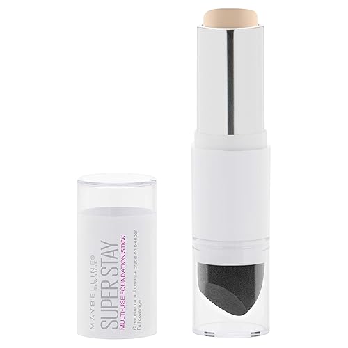 Maybelline New York Super Stay Foundation Stick For Normal to Oily Skin, Porcelain, 0.25 oz. Beauty & Personal Care MAYBELLINE
