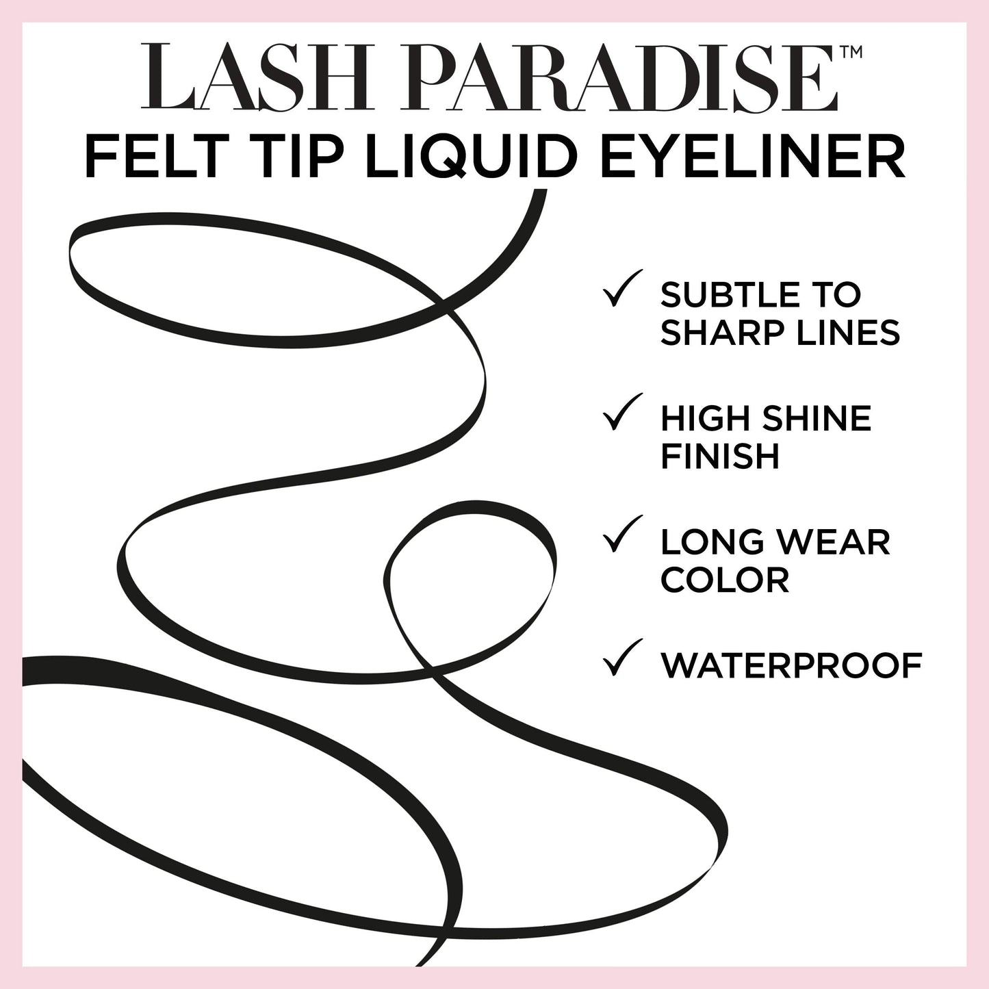 L'Oreal Paris Cosmetics Voluminous Lash Paradise Liquid Eyeliner, Rose Gold, 0.05 Fluid Ounce Beauty & Personal Care L'Oreal Paris